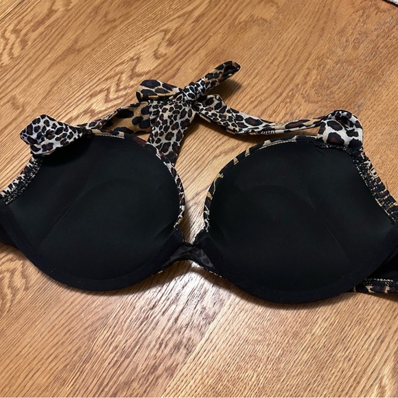 NWOT Victoria’s Secret Bombshell very sexy leopard print bikini. 32B, small - Picture 9 of 9